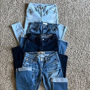 BIG STAR, Jessica Simpson, Wallflowers, & Bullhead Skinny Jeans Bundle - SZ 27/5